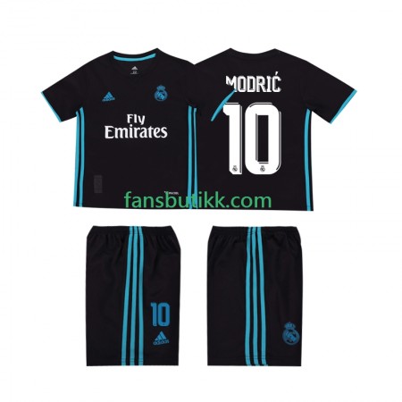 Fotballdrakt Real Madrid Modrić 10 2017 Barn Retro Bortetrøye 2018 Kortermet